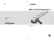 Bosch GWS 12-125 S Professional Manual Original