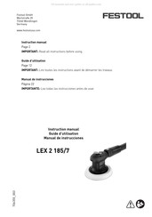 Festo LEX 2 185/7 Manual De Instrucciones