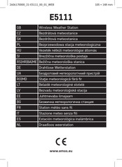 Emos E5111 Manual De Instrucciones