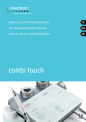 Mectron combi touch Manual De Uso Y Mantenimiento