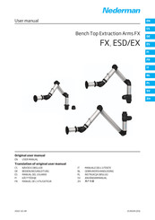 Nederman FX2 ESD/EX Manual Del Usuario