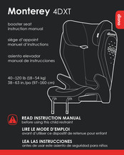 Diono Monterey 4 DXT Manual De Instrucciones