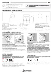 Bauknecht BAR2 KN5V IN Guía Rápida