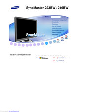 Samsung SyncMaster 223BW Manual De Instrucciones