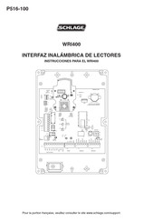 Schlage WRI400 Instrucciones