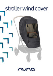 Nuna stroller wind cover Manual De Instrucciones