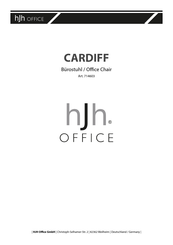 hjh OFFICE CARDIFF 714603 Manual De Instrucciones