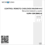 mundoclima KJRH-120K/BMKO-E Manual De Instalación Y Usuario