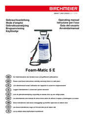 Birchmeier Foam-Matic 5 E Guia Del Usuario