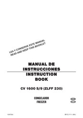 CORBERO CV 1600 S/9 Manual De Instrucciones