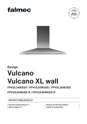 FALMEC Vulcano XL wall Manual De Instrucciones
