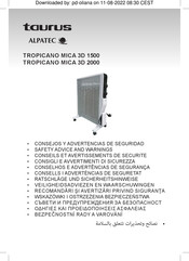 Taurus Alpatec TROPICANO MICA 3D 2000 Manual De Instrucciones