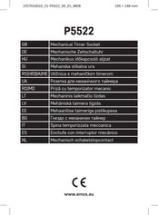 Emos P5522 Manual De Instrucciones