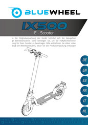 Bluewheel IX500 Manual De Instrucciones