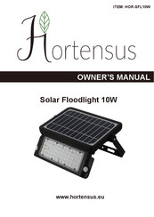 Hortensus HOR-SFL10W Manual Del Propietário