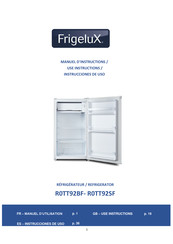 Frigelux R0TT92SF Instrucciones De Uso