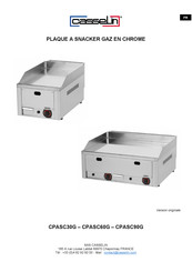 Casselin CPASC90G Manual De Instrucciones