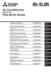 Mitsubishi Electric Mr.Slim PSA-M KA Serie Manual De Instrucciones