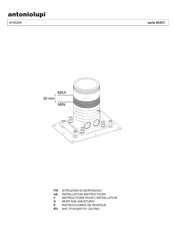 Antoniolupi AYATI Serie Manual De Instrucciones