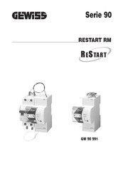 Gewiss RESTART RM GW 90 991 Manual Del Usuario