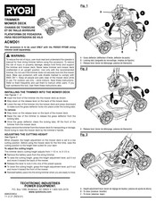 Ryobi ACMD01 Manual De Instrucciones