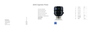 Zeiss Supreme Prime Manual De Instrucciones