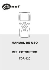 Sonel TDR-420 Manual De Uso