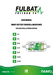 Fulbat LIFEPO4 Manual Del Usuario