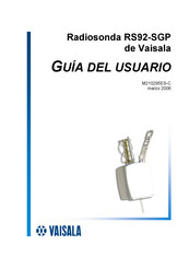 Vaisala RS92-SGP Guia Del Usuario