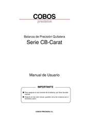 COBOS CB-Carat Serie Manual De Usuario