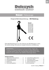 Dolezych DD-LB 050 Manual De Instrucciones