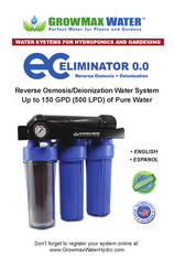 GrowMax Water EC ELIMINATOR 0.0 Manual Del Usuario