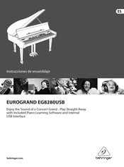 Behringer EUROGRAND EG8280USB Instrucciones De Ensamblaje