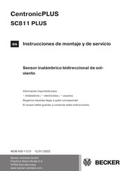 Becker CentronicPLUS SC811 PLUS Instrucciones De Montaje Y De Servicio