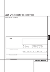 Harman Kardon AVR 245 Manual Del Usuario