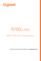 Gigaset R700 H PRO Manual De Instrucciones