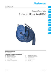 Nederman Exhaust Hose Reel 865 Manual Del Usuario
