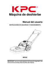 KPC MD550 Manual Del Usuario