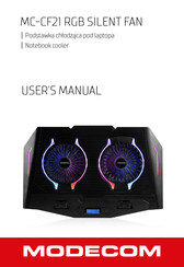 Modecom MC-CF21 RGB SILENT FAN Manual Del Usuario