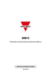 CARLO GAVAZZI WM15 Manual De Instrucciones