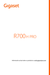 Gigaset R700 H PRO Manual De Instrucciones