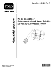 Toro Z Master 4000 Serie Manual Del Operador