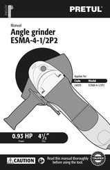 PRETUL ESMA-4-1/2P2 Manual De Instrucciones