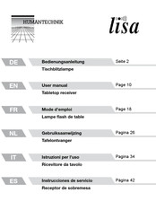 HumanTechnik lisa HWS10479 Instrucciones De Servicio