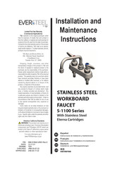T&S EVERSTEEL S-1100 Serie Instrucciones De Instalación Y Mantenimiento