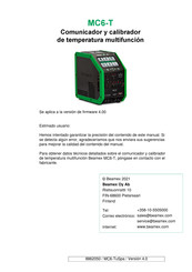 BEAMEX MC6-T Manual De Instrucciones