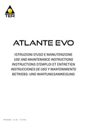 TER ATLANTE EVO Instrucciones De Uso Y Mantenimiento