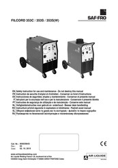 Saf-Fro FILCORD 353C Instrucciones De Seguridad, Empleo Y Mantenimiento