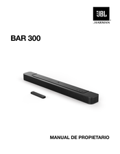 Harman JBL BAR 300 Manual De Propietario
