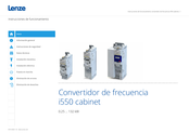 Lenze i550 cabinet Instrucciones De Funcionamiento